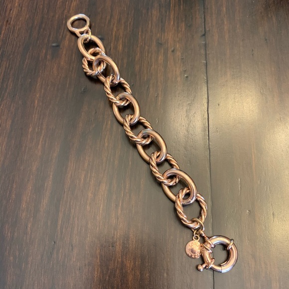 J. Crew Jewelry J Crew Rose Gold Chunky Chain Link Bracelet Poshmark